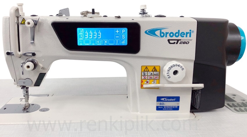 Broderi BD-280 Tam Otomatik Düz dikiş makinesi